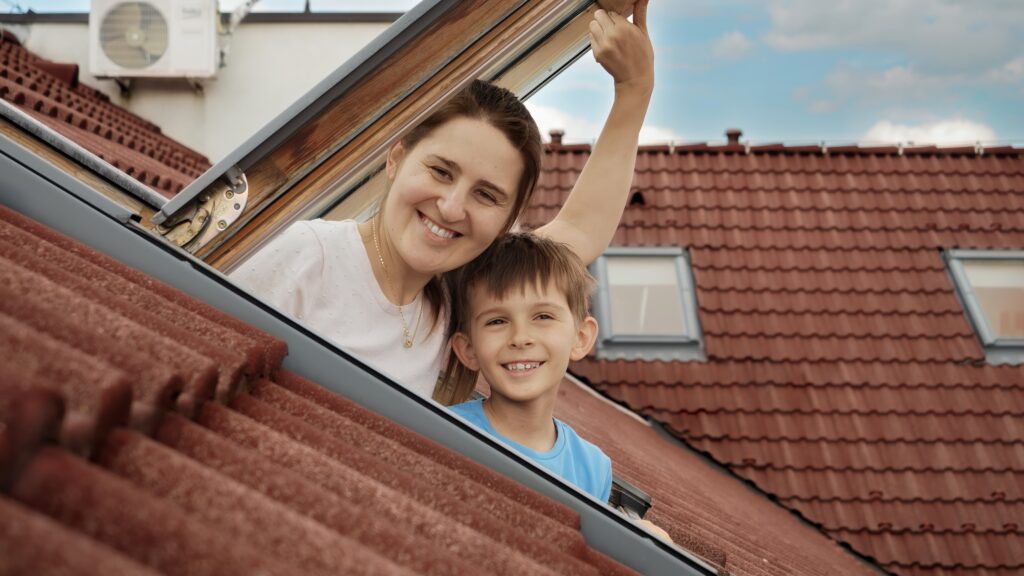 Happy homeowners